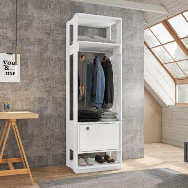 Imagem de Closet Guarda Roupa Aberto Armario Multiuso Com Porta Titan - Móveis L