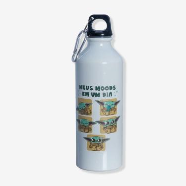 Imagem de Garrafa Com Mosquetão Baby Yoda Star Wars