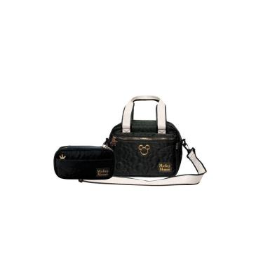 Imagem de Kit Escolar Lancheira Térmica+Estojo Mickey Teen Preto
