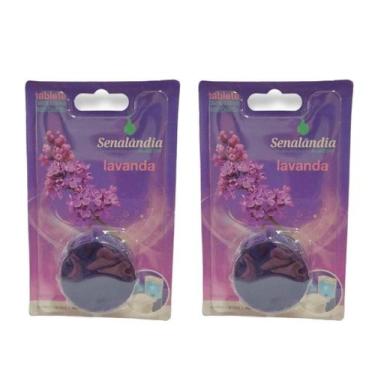Imagem de 2 Bloco Caixa Acoplada Lavanda Detergente Vaso Sanitário Tablete Aroma