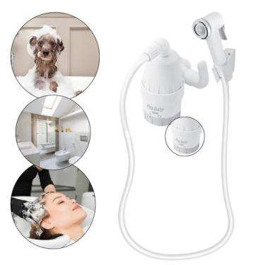 Imagem de Chuveiro Ducha Flex Higiênica Elétrica Branca P/ Parede Fame, 110V