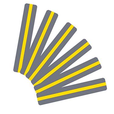 Imagem de 36 Pieces Guided Reading Strips Colored Yellow Overlay Highlight Bookmarks Reading Strips Help with Dyslexia for Crystal Children and Teacher Supply