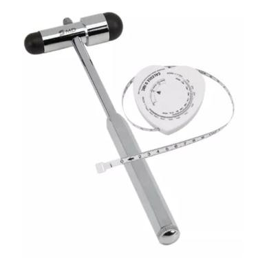 Imagem de Kit Fita Antropométrica Trena Supermedy + Martelo Neuro Buck