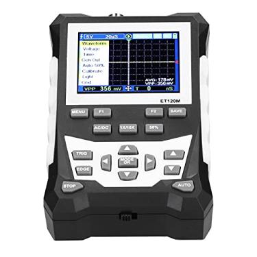 Imagem de Osciloscópio Digital Portátil ET120M 120 MHz - Osciloscópio Analógico Colorido Portátil Com Alta Precisão para Testes e Solução de Problemas Eletrônicos