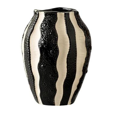 Imagem de Wswqop Vaso de cerâmica Vaso hidropônico Arte moderna Lembrança Presente Planta Recipiente de flores Vaso decorativo para sala de jantar Estante de livros, Vaso Alto