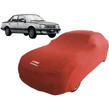 Imagem de Capa Para Cobrir Carro Chevrolet Monza Tecido Helanca - Mz, Vermelha