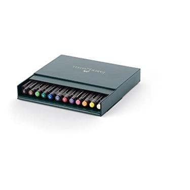 Imagem de Canetas Pitt Faber-Castell com 12 cores - Gift Box - Ref 167146