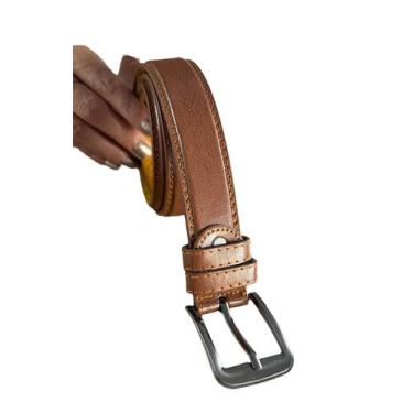 Imagem de Cinto Social Elegante Fivela De Metal De Couro Masculino - Donna Lu, M