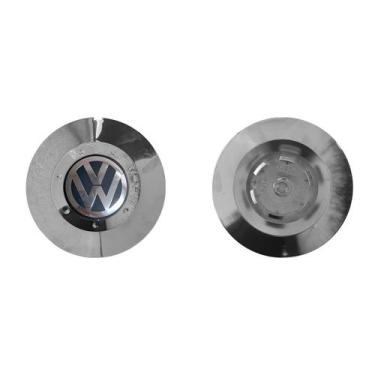Imagem de 1x Calota Miolo Centro Roda Scorro S182 Cromado Aro 14 15 17 Vw - Meta