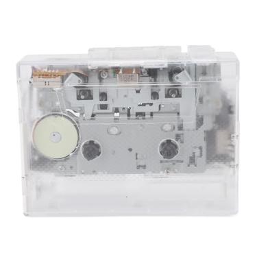 Imagem de Cassette Tape Player, DC 5V Cassete USB para MP3 Conversor Portátil Cassete Player Fita Gravador Com Rádio BT FM e Fone de Ouvido Transparente