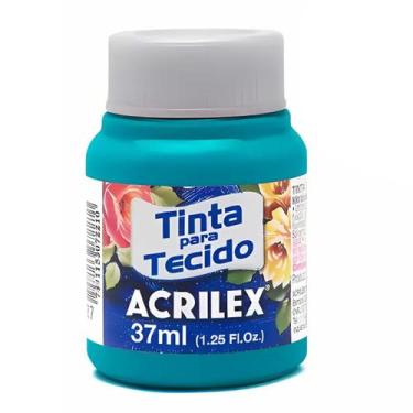 Imagem de Tinta Para Tecido Acrilex Fosca 37ml Escolha a Cor, 535 - AZUL MAR