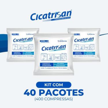 Imagem de Compressa de Gaze - Estéril-Não Aderente 15x15 40 ENVELOPES - Sanfarma