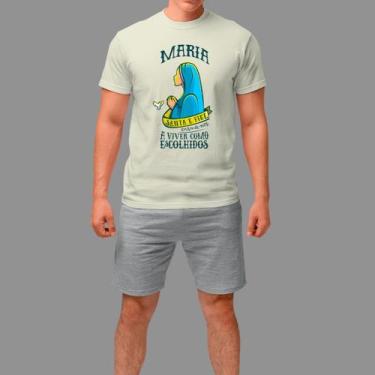 Imagem de Camisetas Básica Casual Confortável Manga Curta Gola Redonda - Rodliwe