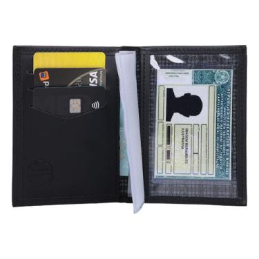 Imagem de Carteira Masculina  Slim Porta Cartao  Em Couro Legitimo 006 - ROMORO,