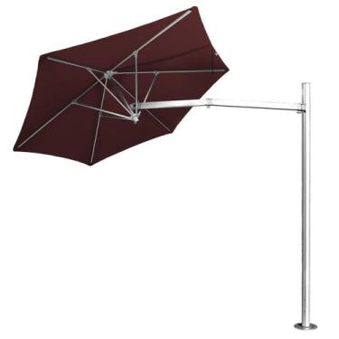 Imagem de Ombrelone Lateral 2,00m de Diâmetro Em Alumínio para Fixação no Piso P