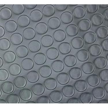 Imagem de Piso Moeda PVC Preto e Grafite Venda Por Metro (Grafite)