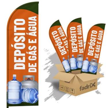 Imagem de Wind Banner 3mt Completo Depósito de Gás e Água Kit C/ 3unds - Fadrix