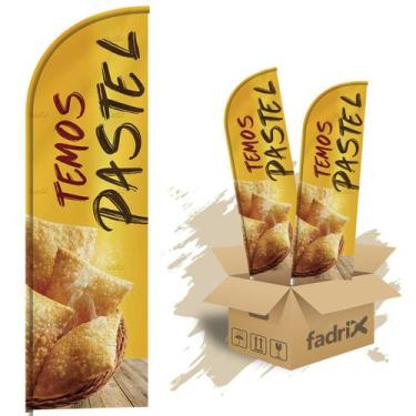 Imagem de Wind Banner Dupla Face 3mt Completo Pastel Kit C/ 2unds - Fadrix