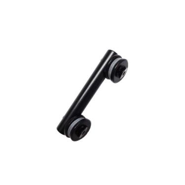 Imagem de Conector Aço Inox 304 180 V/v Para Guarda Corpo Corrimão Sacada Preto 