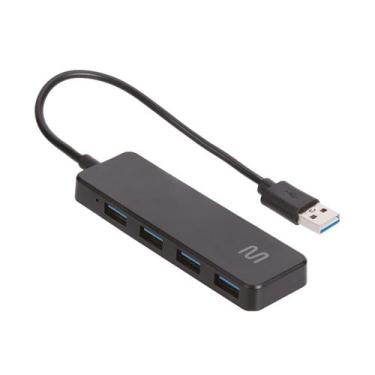 Imagem de Adaptadores Hub Usb 3.0 Com 4 Portas Multi - AC444 - Multilaser