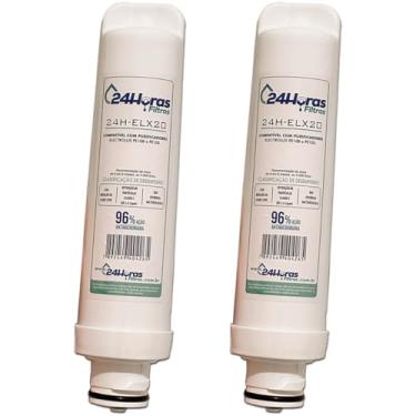 Imagem de 24 Horas Filtros, Kit 2 Filtro Refil Compatível Electrolux PE 10 PE10B PE10X PAPPCA20