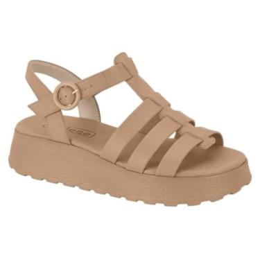 Imagem de Sandália Moleca Plataforma 5517.102- Nude (Nude, BR, Adulto, Numérico, 36)