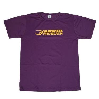 Imagem de Camiseta Summer Pro Beach Roxa - Poliamida Anti Odor UV 50 C-Unissex