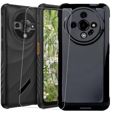 Imagem de NEOYUKL Capa para Ulefone Armor X31 Pro, 【6,56"】 Protetor de tela 【1 unidade】, capa de proteção contra choques à prova de choque preta