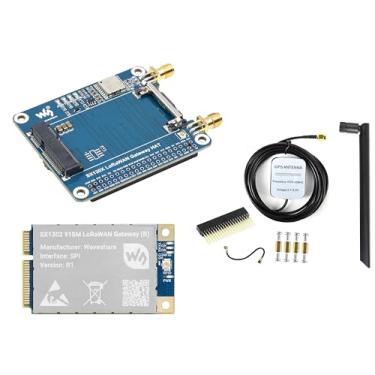 Imagem de SX1302 915M LoRaWAN Gateway HAT compatível com Raspberry Pi 5/4B/3B/Zero/Zero W/Zero 2W/Pico/Pico W/Pico 2, soquete Mini-PCIE, transmissão de longo alcance, grande capacidade