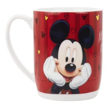 Imagem de Caneca Porcelana Mickey Mouse 300ml Vermelho Disney