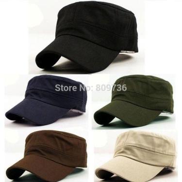 Imagem de Boné Bone Cap Tipo Militar Liso  Camping Tatica MASCULINO - oem, Verde