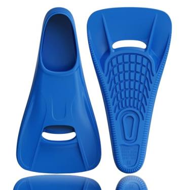 Imagem de Seatheway Nadadeiras De Natação Para Adultos, Treinamento Em Piscina, Confortáveis Silicone Com Bolso Os Pés, Tamanho Viagem, Flutuantes Lâmina Curta Mergulho Snorkel, Homens E Mulheres