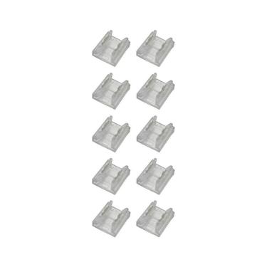 Imagem de Kit 10 Emendas Conector Astraled Reto Para Fita De Led 8mm Em-032