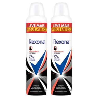 Imagem de Kit 2 und Desod Aero Rexona Antibacterial + Invisible 250ml