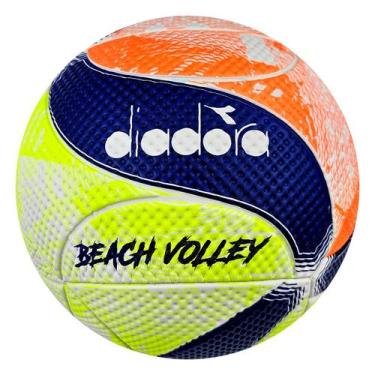 Imagem de Bola Beach Volei Diadora Oficial Resistente Original, Amarelo, Laranja