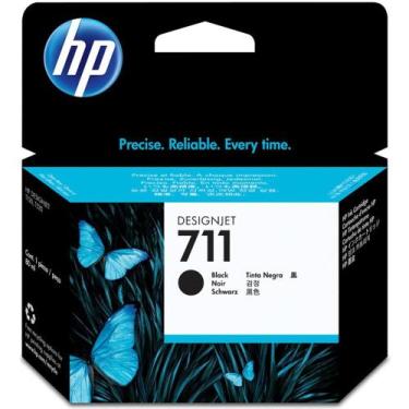 Imagem de Cartucho de Tinta HP 711 CZ133A Preto  Plotter T120 T520