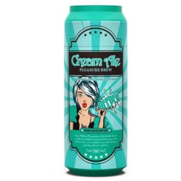 Imagem de Masturbador Boca Formato De Lata De Cerveja Cream Realismo, Presente Criativo Diversão Realismo