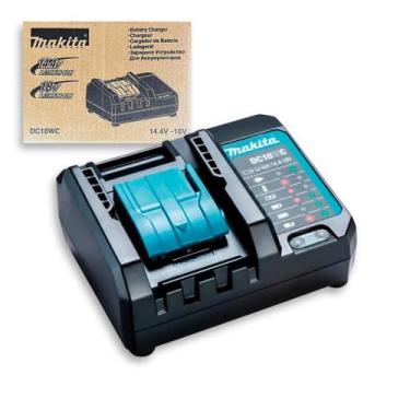 Imagem de Carregador De Bateria Bivolt Makita DC18WD Baterias 14.4V e 18V Carga 
