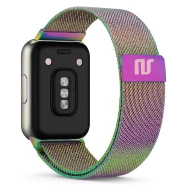 Imagem de Pulseiras NSmart magnética em aço inoxidável compativel com Galaxy Fit3 (Colorful, Fit3)