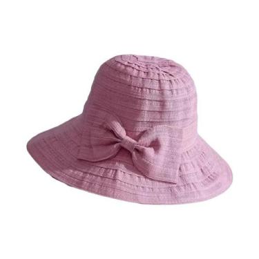 Imagem de Chapéu de Sol Feminino com Aba Larga - Dobrável, Respirável e com Prot