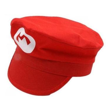 Imagem de Chapéu Quepe Boina Super Mário Bross Fantasia