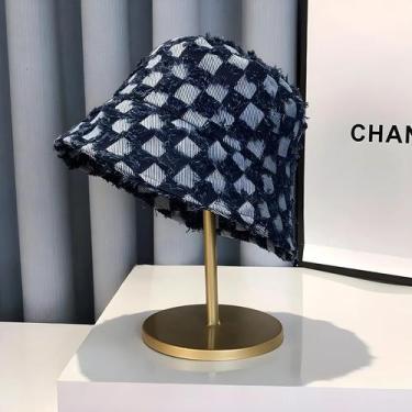 Imagem de Chapéu Balde de Algodão Feminino - Aba Larga, Proteção Solar, Moda Ver