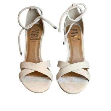 Imagem de Sandalia Gisele Paro Salto Fino Amarracao-WDS20-11462173, 38