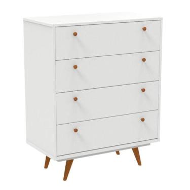 Imagem de Cômoda Ancien Plus 4 GV Branca - Mobly