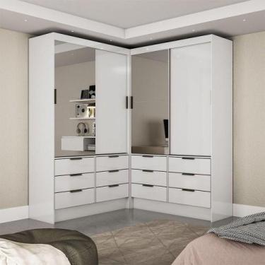 Imagem de Closet Casal Sevilha 4 Portas 12 Gavetas Carioca Móveis