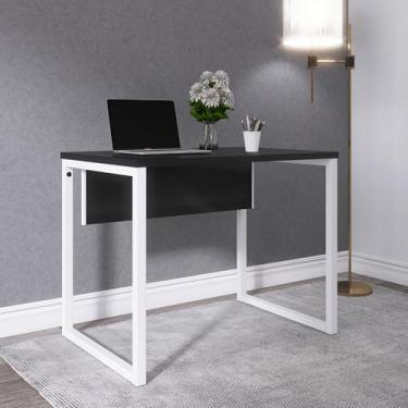 Imagem de Mesa Madeira 90x60cm M90/60p25tub Preto/Cinza