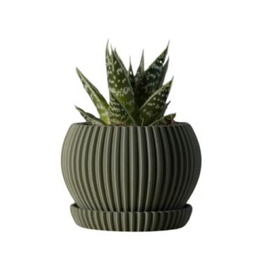Imagem de Mini Vaso Cachepot Mini Suculenta Decoração Unitario (VERDE)