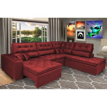 Imagem de Sofá de Canto Dir 3,40x2,36m Retrátil Cama inBox Platinum.