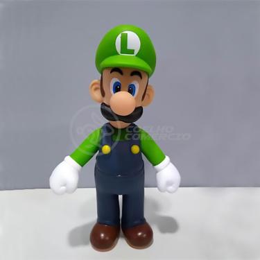 Imagem de Boneco Luigi Grande Super Size 23Cm - Super Mario