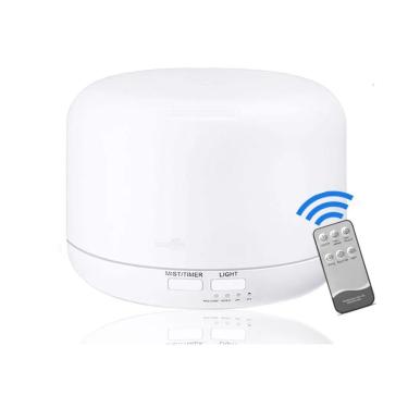 Imagem de Aromatizador Umidificador Difusor Eletrônico Ambiente Luz Led Rgb 300Ml Presente Dia Do Namorados Nº10